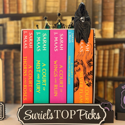 Suriel's Top Picks Bookshelf Sign | ACOTAR Inspired Home Decor