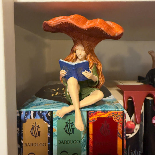 Mushroom Fae Perchling | Shelf Sitter