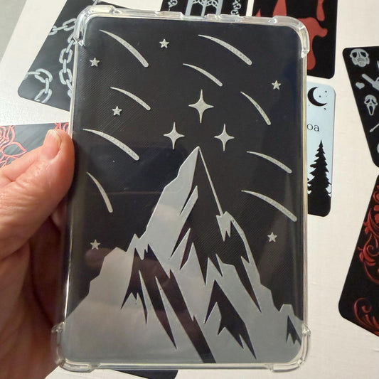Kindle Case Insert: Mountain and Stars Fantasy Inspired