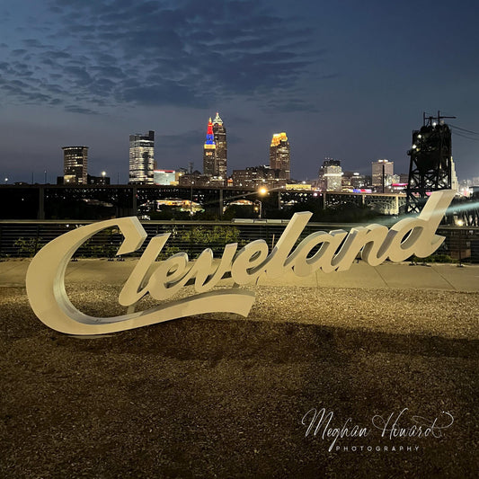 Cleveland Script Holiday Ornament | Iconic Ohio Landmark Decor
