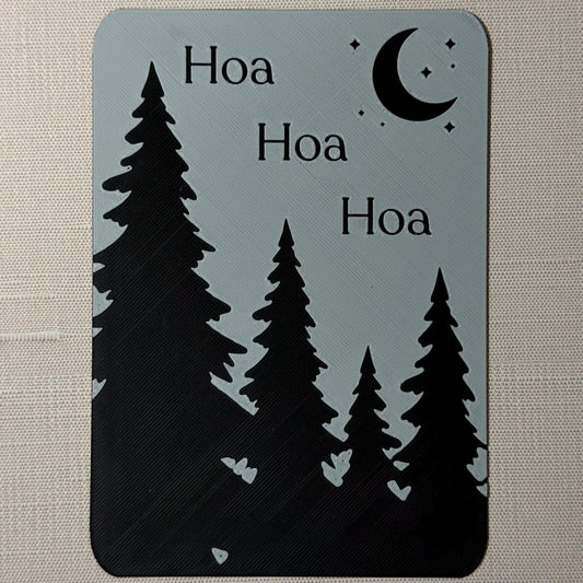 Kindle Case Insert: Forest and Crescent Moon, Hoa Hoa Hoa