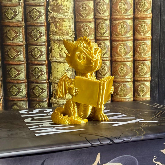 Baby Dragon Shelf Sitter | Fantasy Inspired Bookshelf Decor