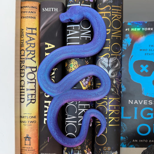 Coiled Snake Book Spine Hugger