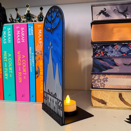 ACOTAR Velaris Tealight Holder | Night Court Bookshelf Decor, Starfall Display