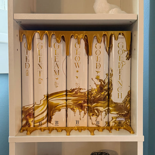 Book Dripping Overhang and Bottom Drip | Fantasy Bookshelf Decor