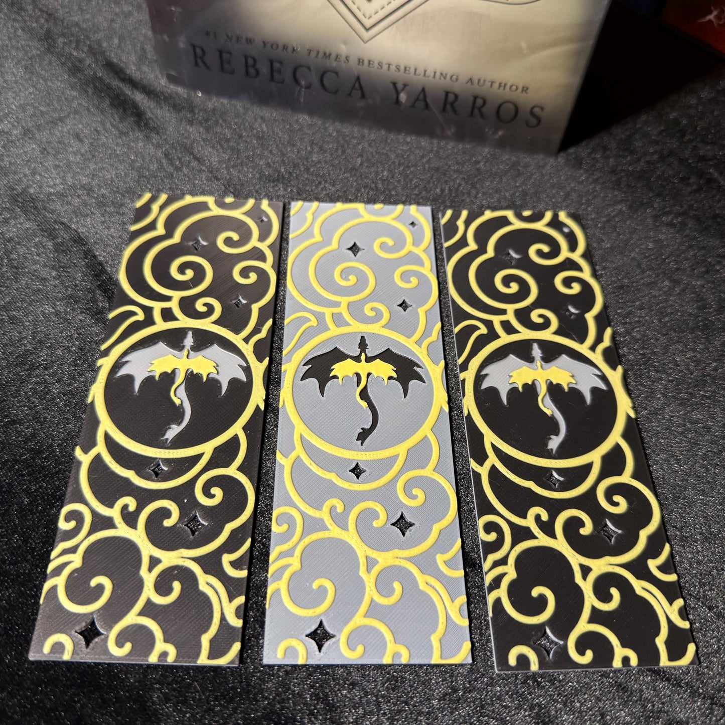 Dragon Cloud And Stars Bookmark | Fantasy Book Inspired