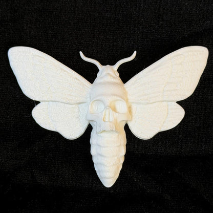 Gothic Skull Moth Book Spine Hugger | Magnet