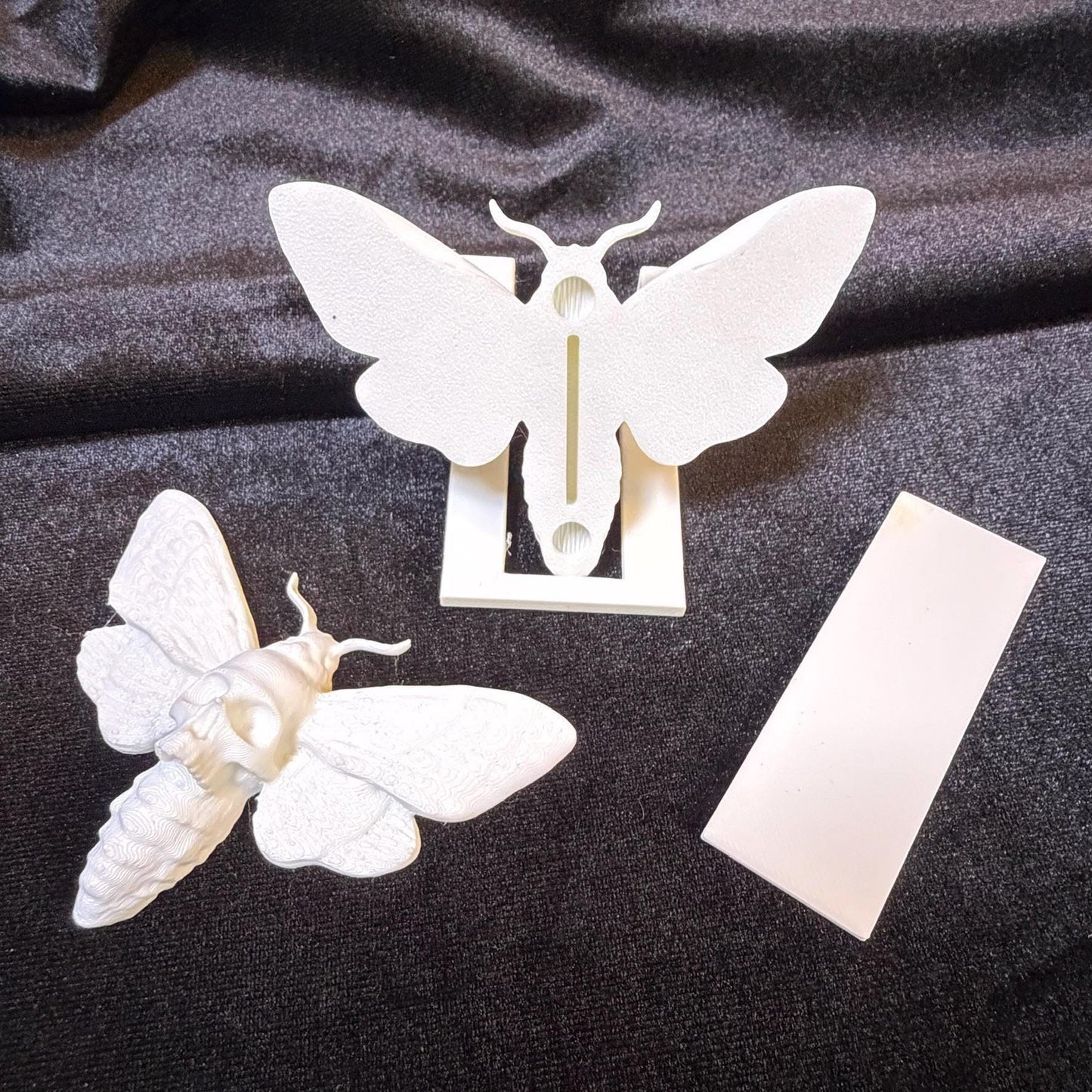 Gothic Skull Moth Book Spine Hugger | Magnet