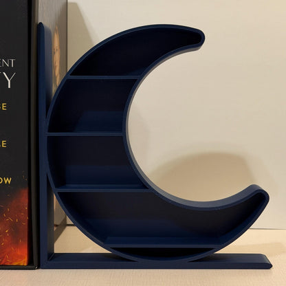 Crescent Moon Bookends and Display Shelf