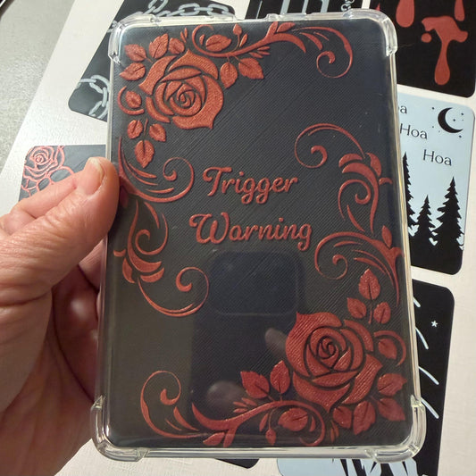 Kindle Case Insert: Trigger Warning