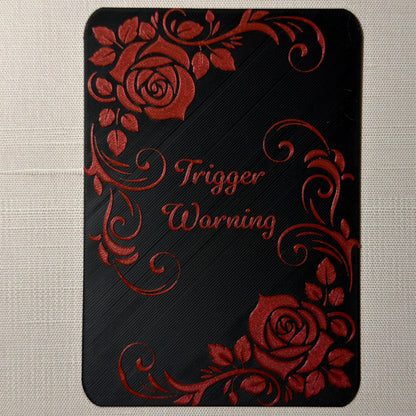 Kindle Case Insert: Trigger Warning