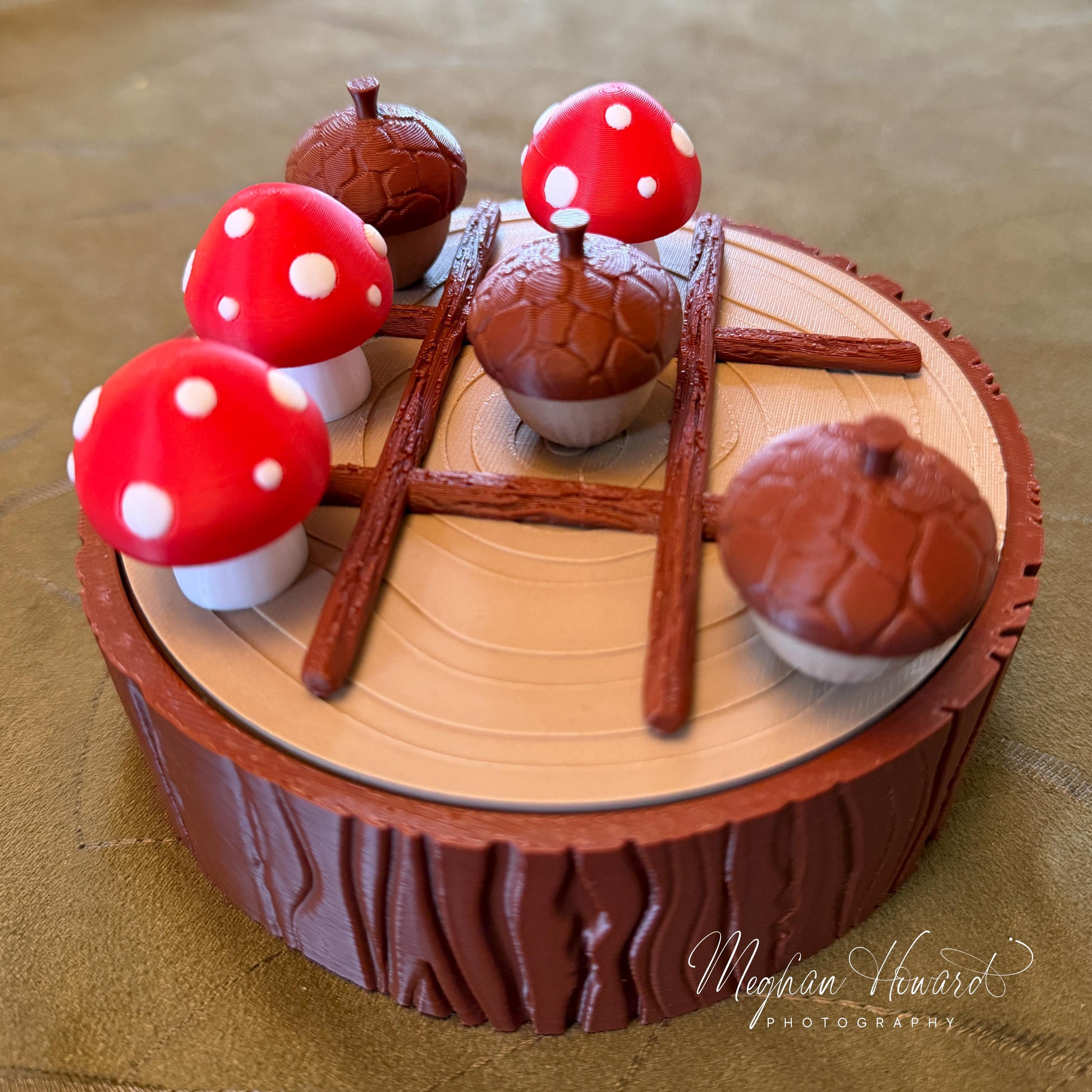 Enchanted Forest Tic Tac Toe | Hobbit Core Game | Cottage Core Gift