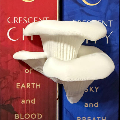 Oyster Mushroom Book Spine Hugger | Cottagecore Bookish Magnet | Fantasy Woodland Fungi Wall Decor