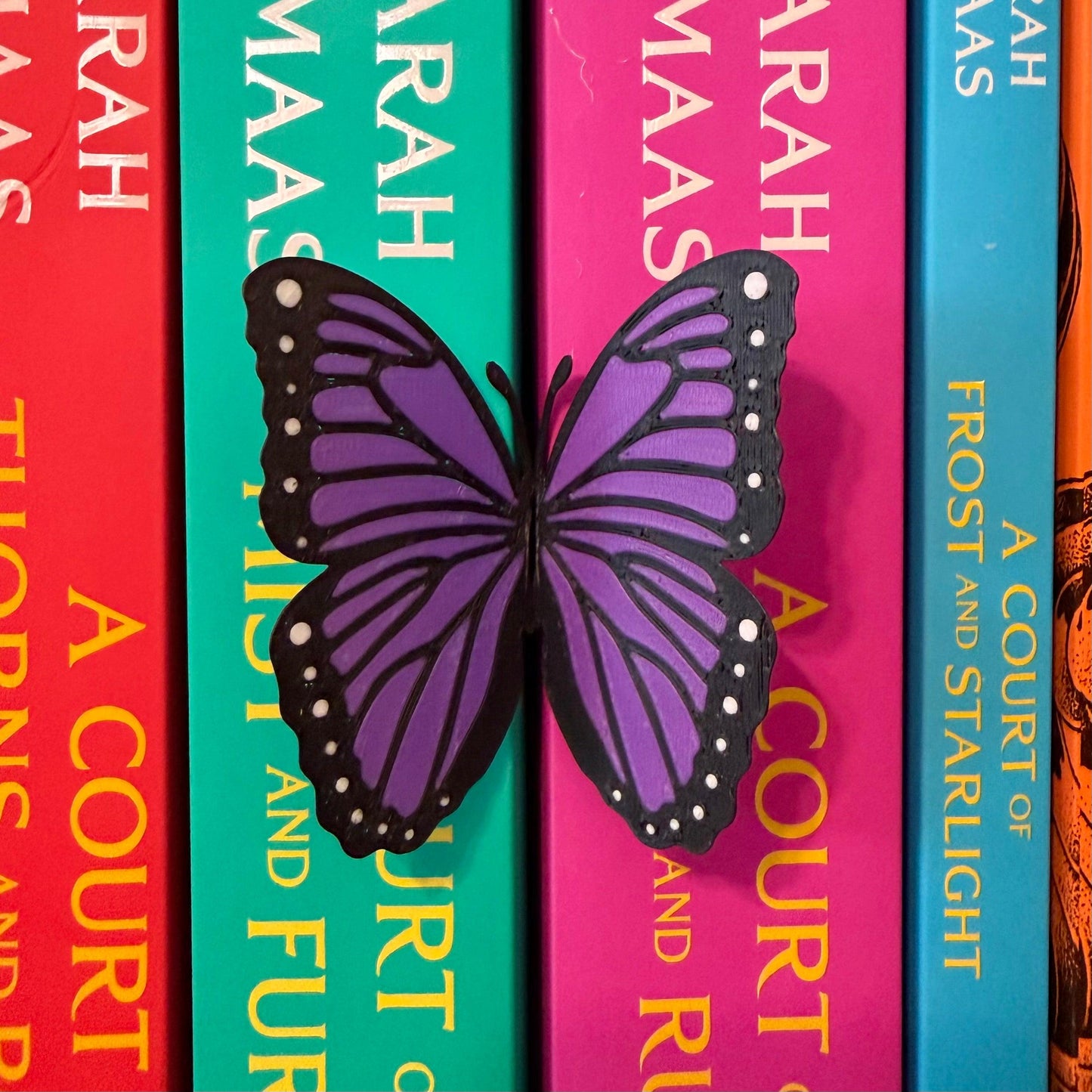 Morpho Butterfly Folding Bookmark and Spine Hugger