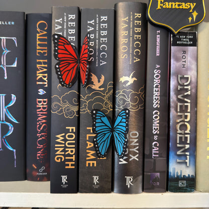 Morpho Butterfly Folding Bookmark and Spine Hugger