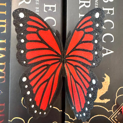 Morpho Butterfly Folding Bookmark and Spine Hugger