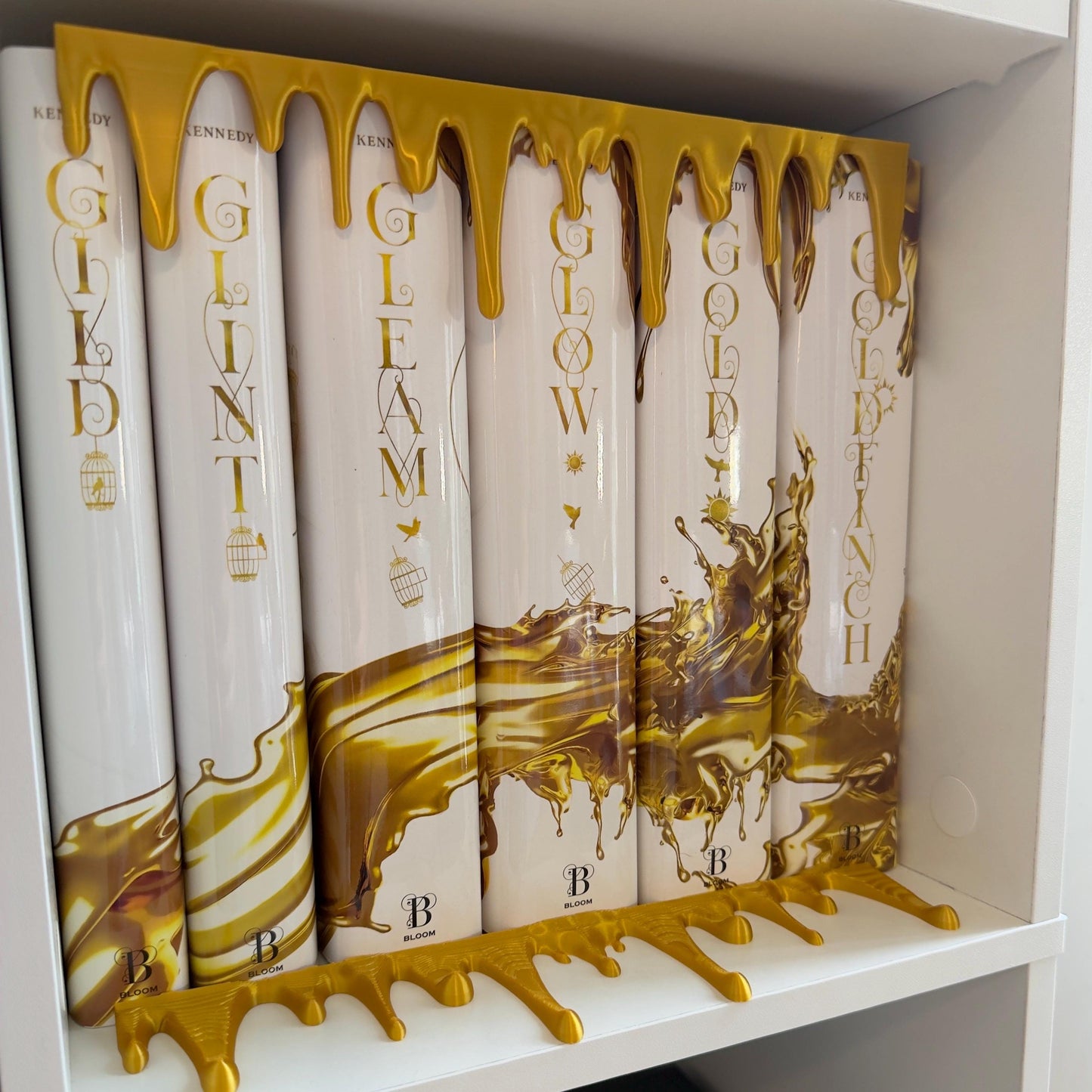 Book Dripping Overhang and Bottom Drip | Fantasy Bookshelf Decor