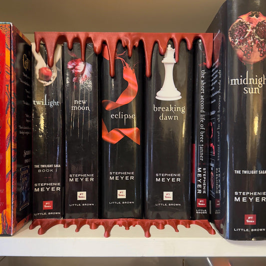 Book Dripping Overhang and Bottom Drip | Fantasy Bookshelf Decor