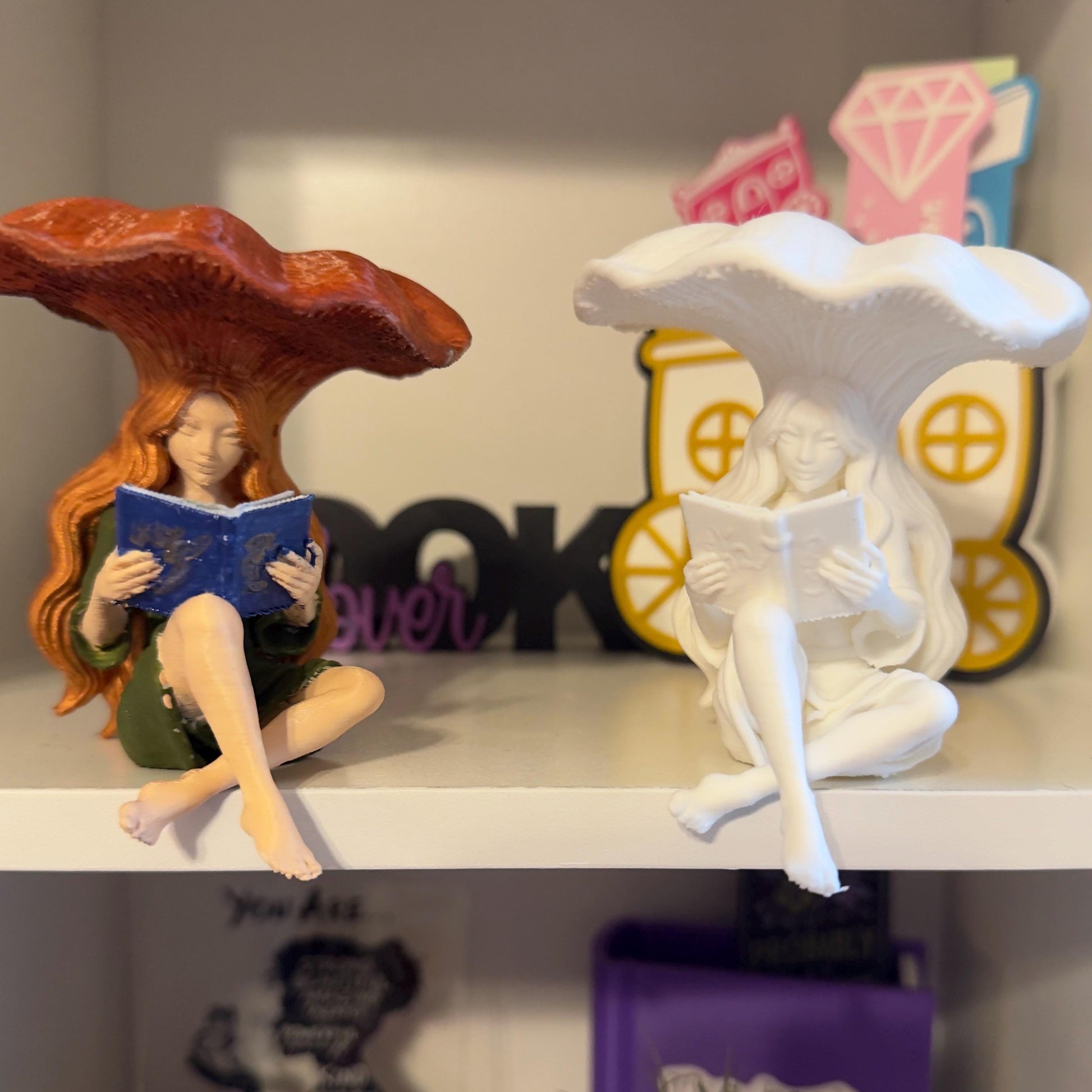 Mushroom Fae Perchling | Shelf Sitter