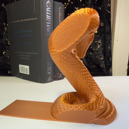 Cobra Bookends | Fantasy Bookshelf Decor