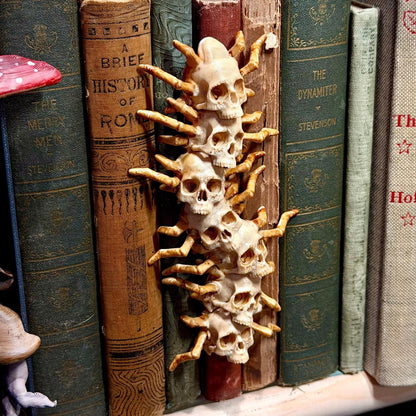 Gothic Skull Centipede Spine Hugger | Shelf Sitter | Magnet