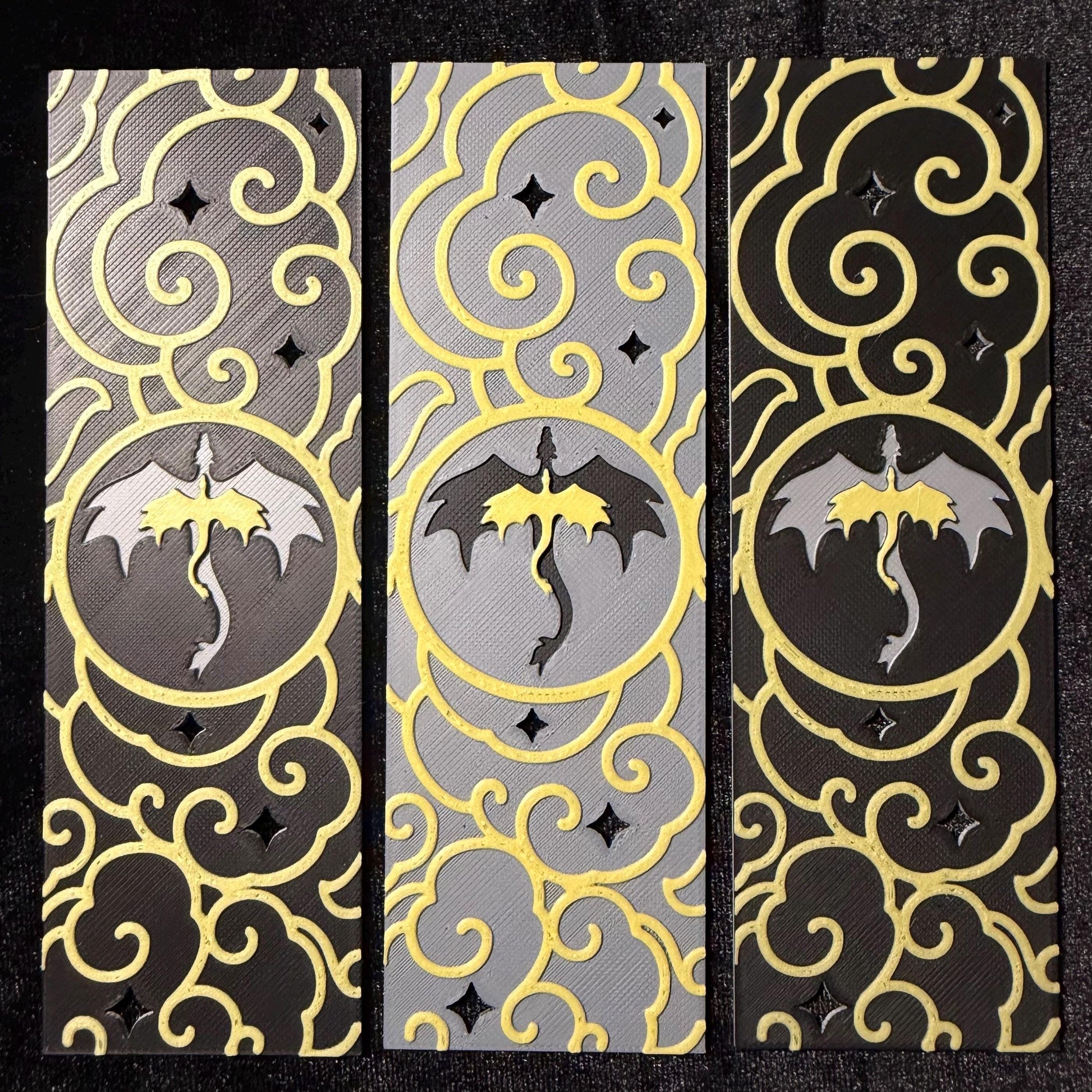 Dragon Cloud And Stars Bookmark | Fantasy Book Inspired