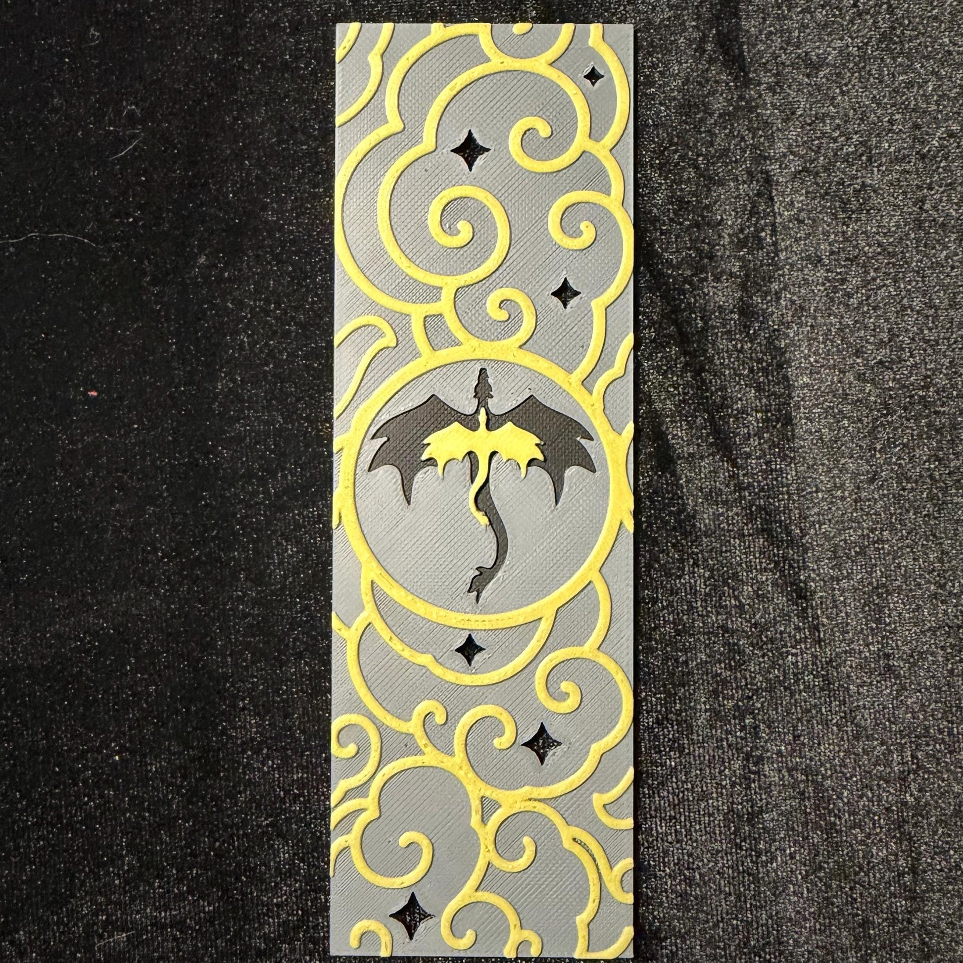 Dragon Cloud And Stars Bookmark | Fantasy Book Inspired