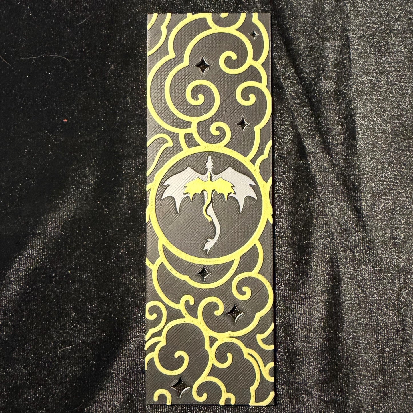 Dragon Cloud And Stars Bookmark | Fantasy Book Inspired