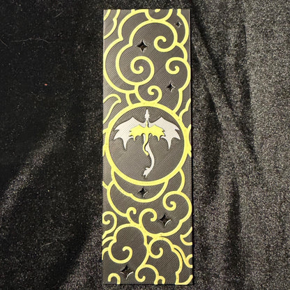 Dragon Cloud And Stars Bookmark | Fantasy Book Inspired