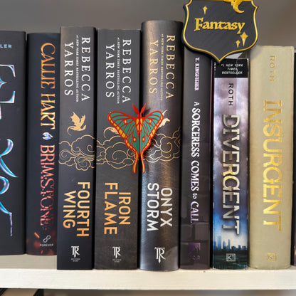 Spanish Moon Moth Folding Bookmark and Spine Hugger