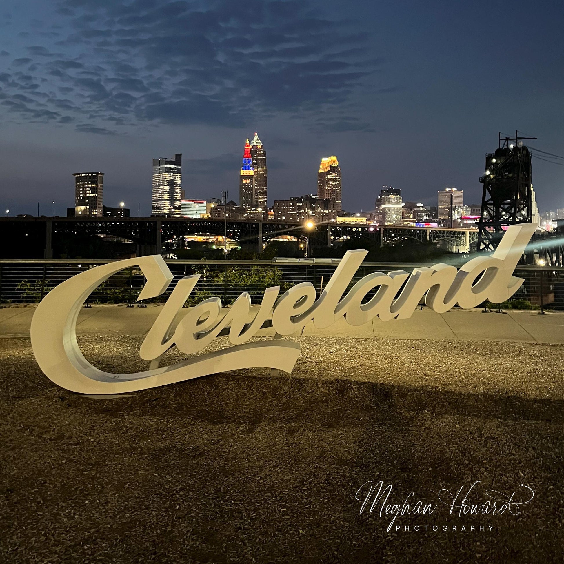 Cleveland Script Holiday Ornament | Iconic Ohio Landmark Decor