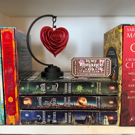 In My Romance Era Book Club Ticket Bookshelf Sitter