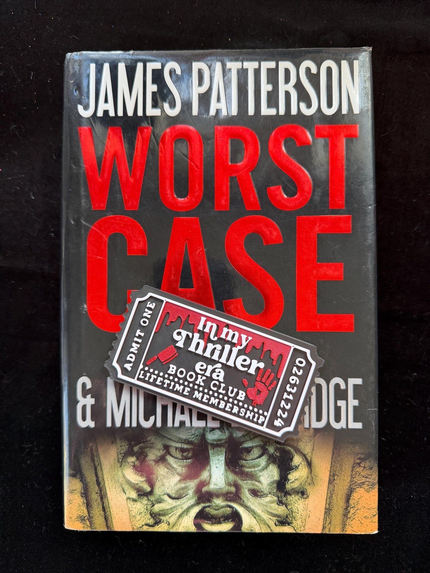 In My Thriller Era Book Club Ticket Bookshelf Sitter