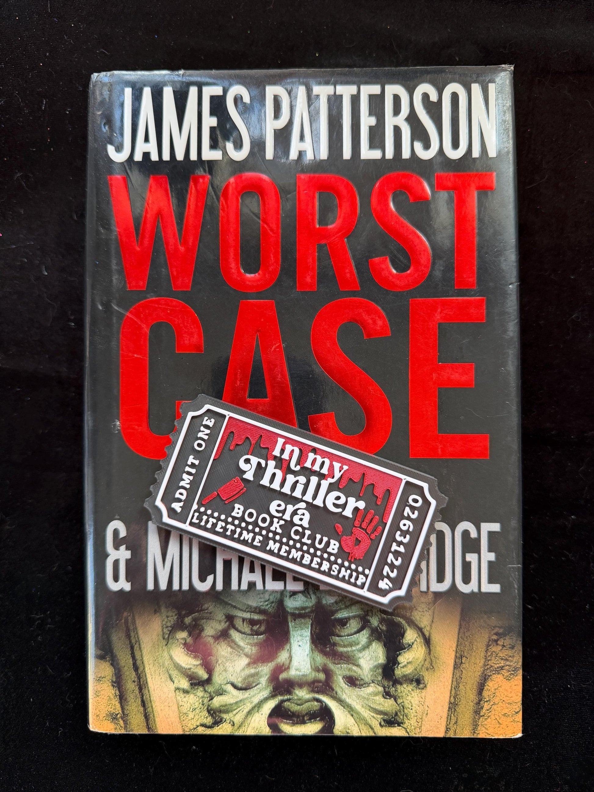 In My Thriller Era Book Club Ticket Bookshelf Sitter