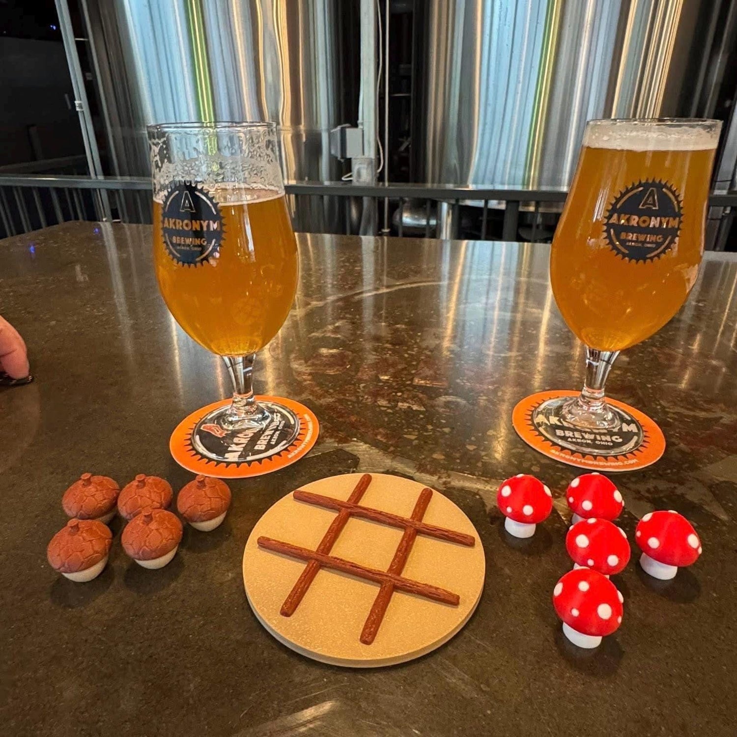 Enchanted Forest Tic Tac Toe | Hobbit Core Game | Cottage Core Gift