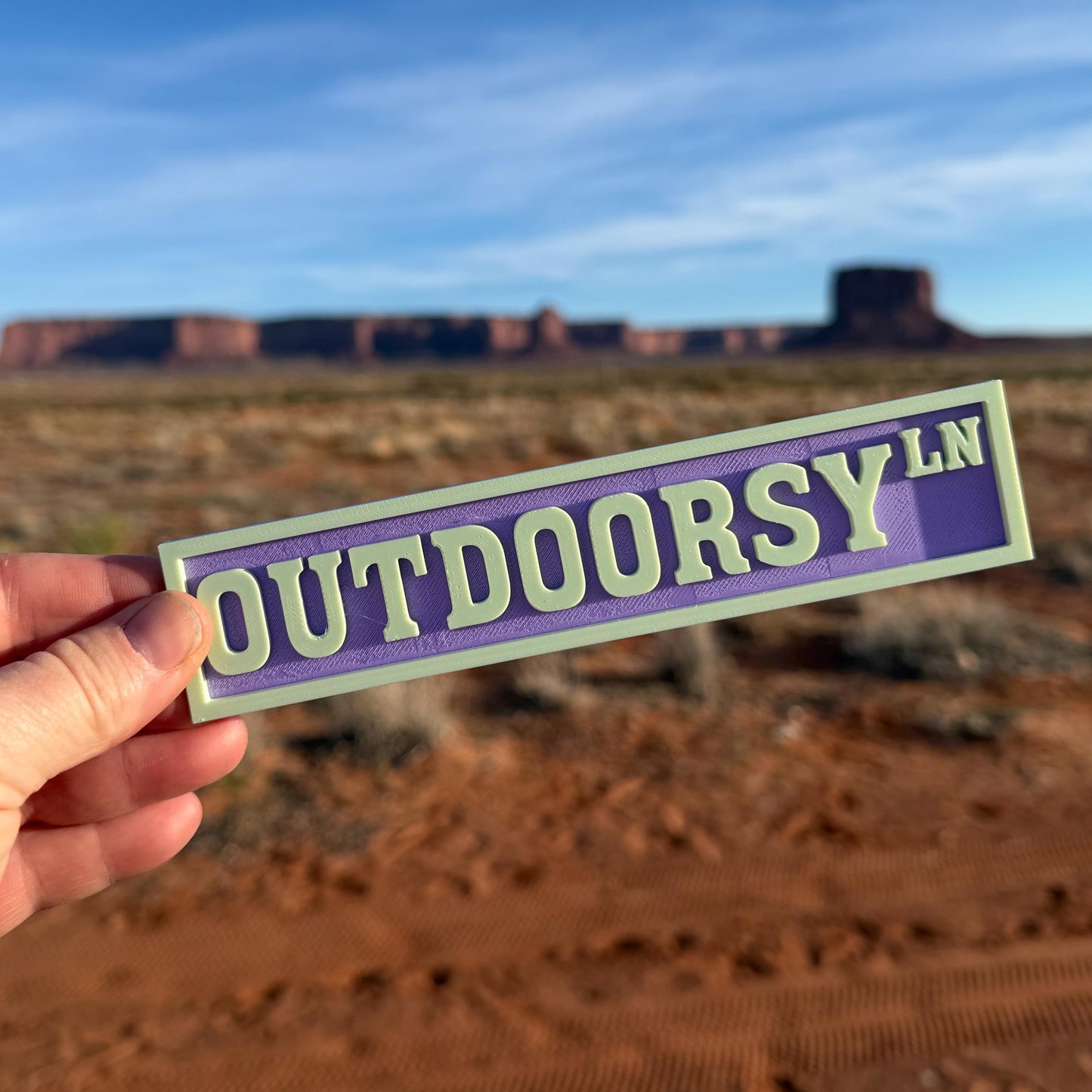 Customizable Trail Sign