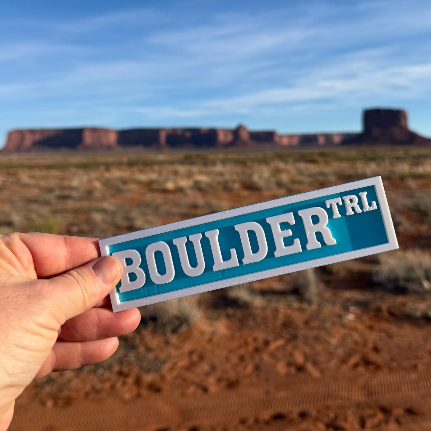 Customizable Trail Sign