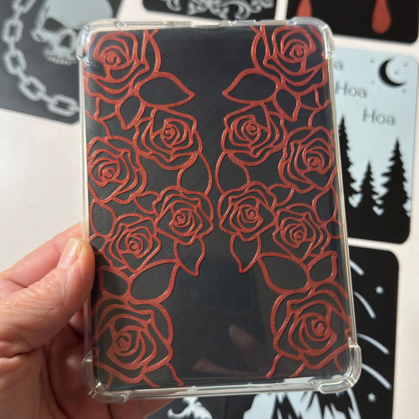 Kindle Case Insert: Floral Roses