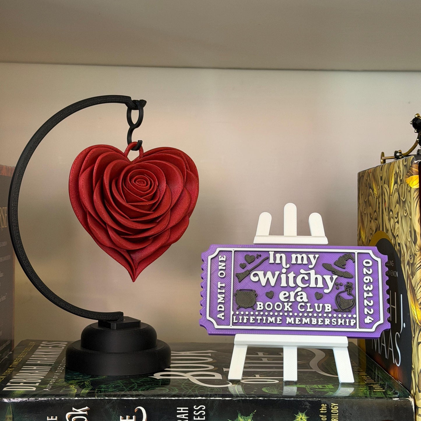 Book Club Ticket Display Easel Stand