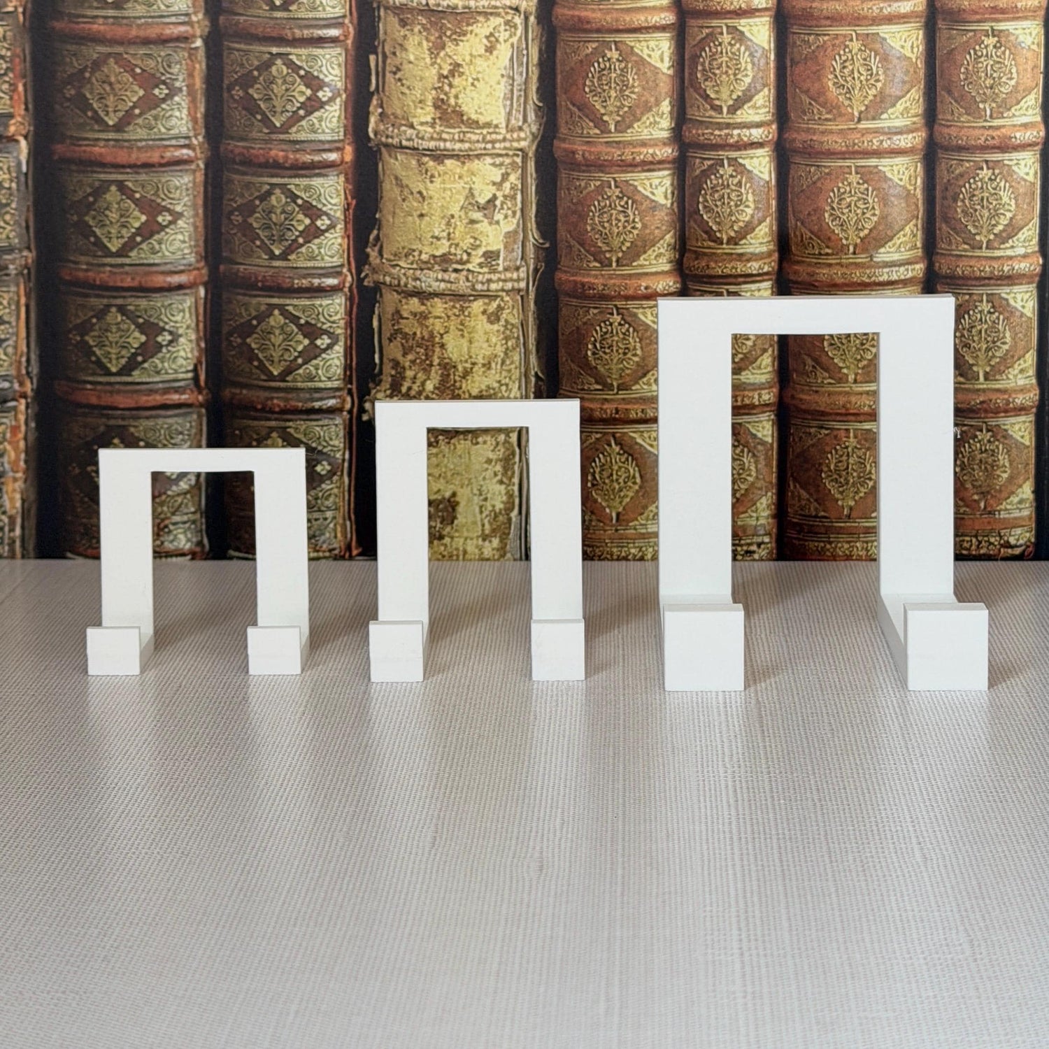 Bookshelf Sign Stands