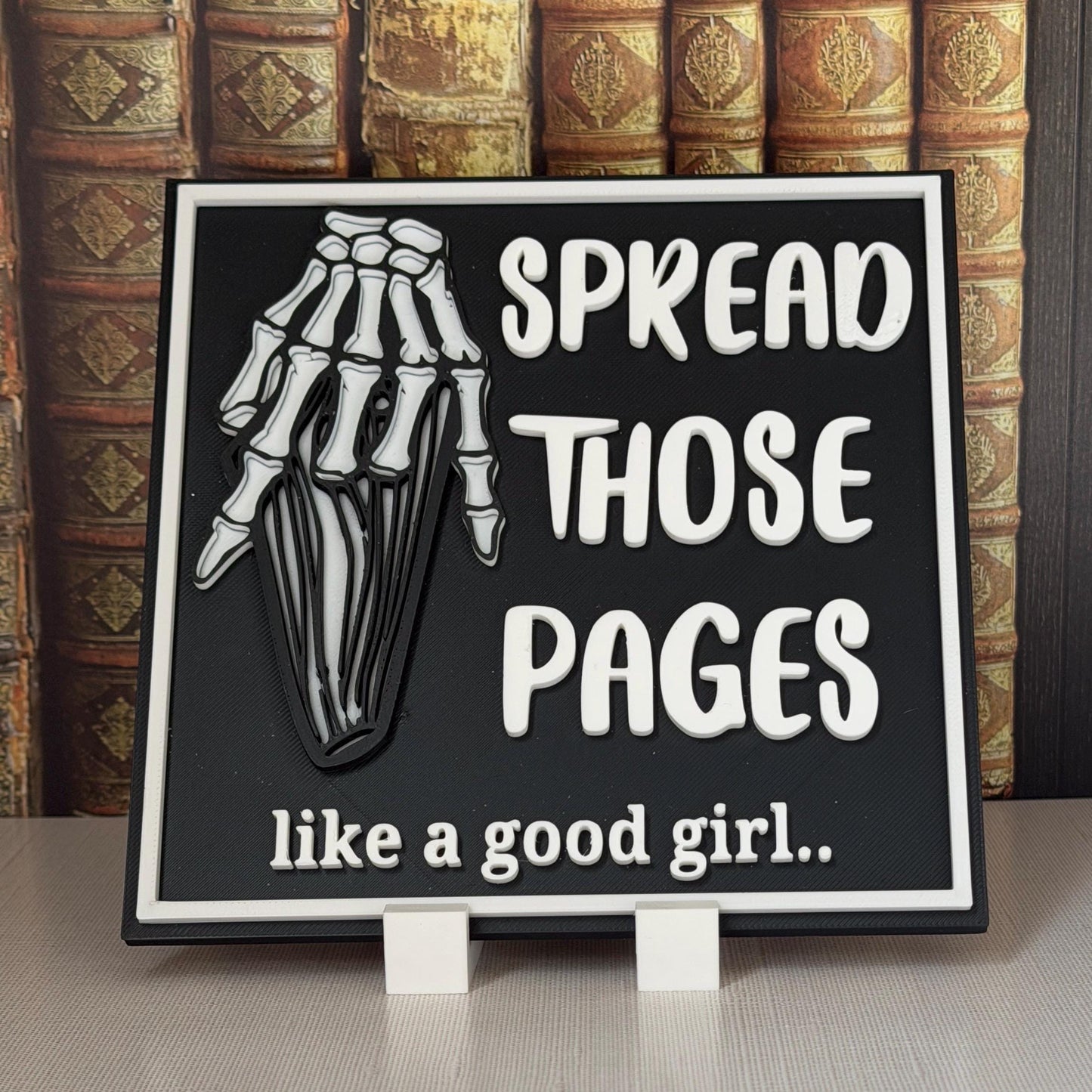 Bookshelf Sign Stands