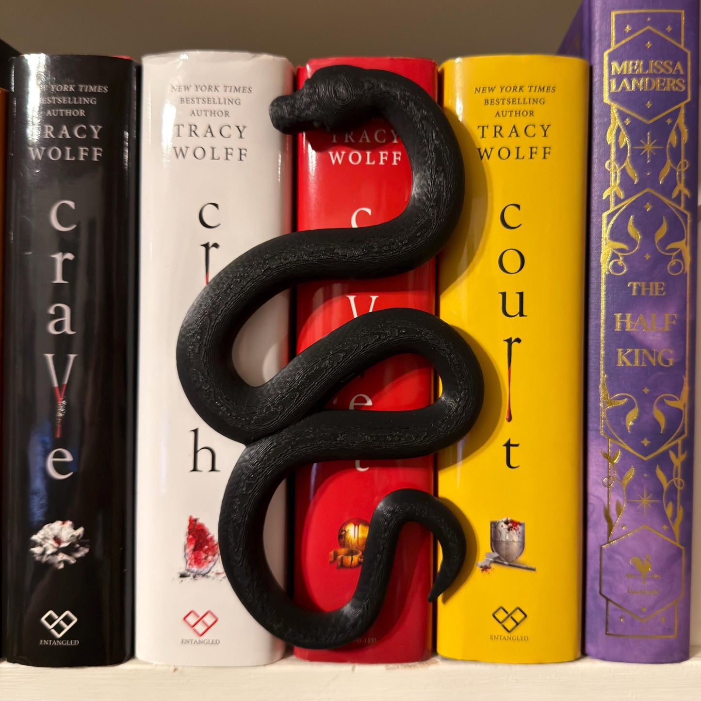Coiled Snake Book Spine Hugger