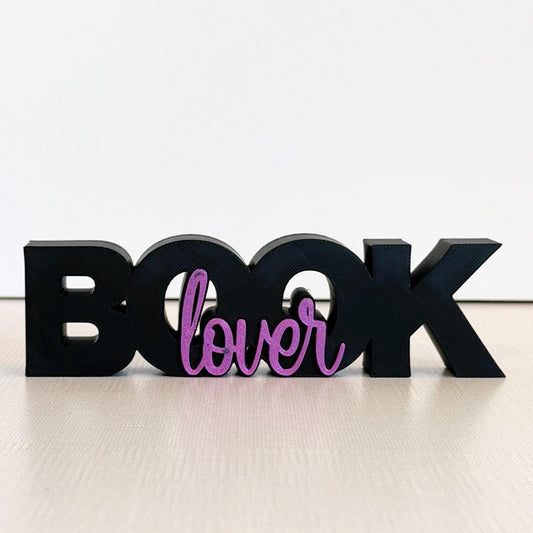 Book Lover Sign | Shelf Sitter