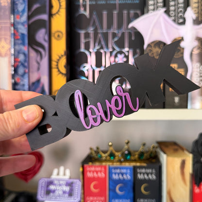 Book Lover Sign | Shelf Sitter