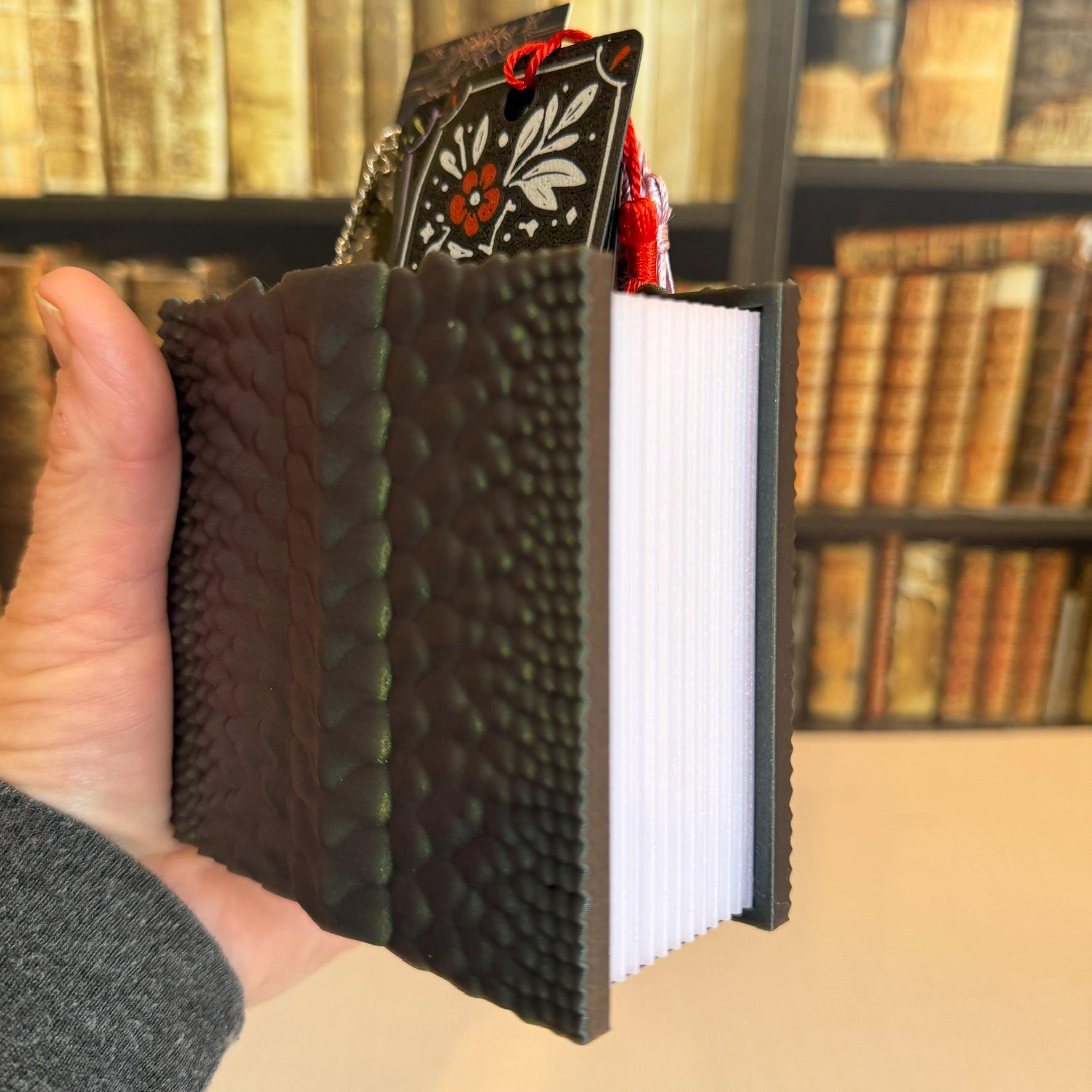 Dragon Scale Book-Shaped Bookmark Holder
