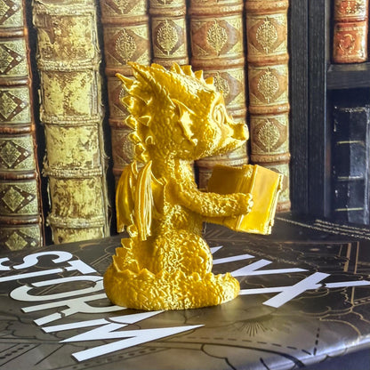 Baby Dragon Shelf Sitter | Fantasy Inspired Bookshelf Decor