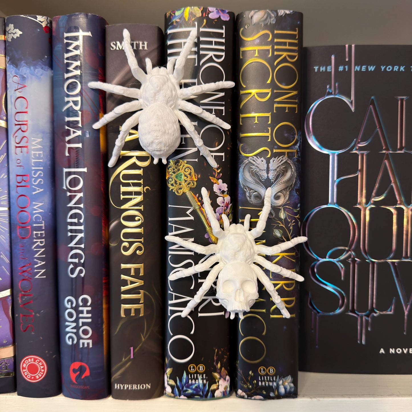 Gothic Tarantula Spider Book Spine Hugger