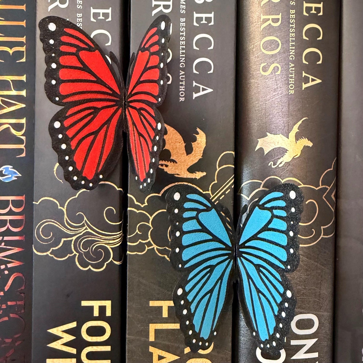 Morpho Butterfly Folding Bookmark and Spine Hugger