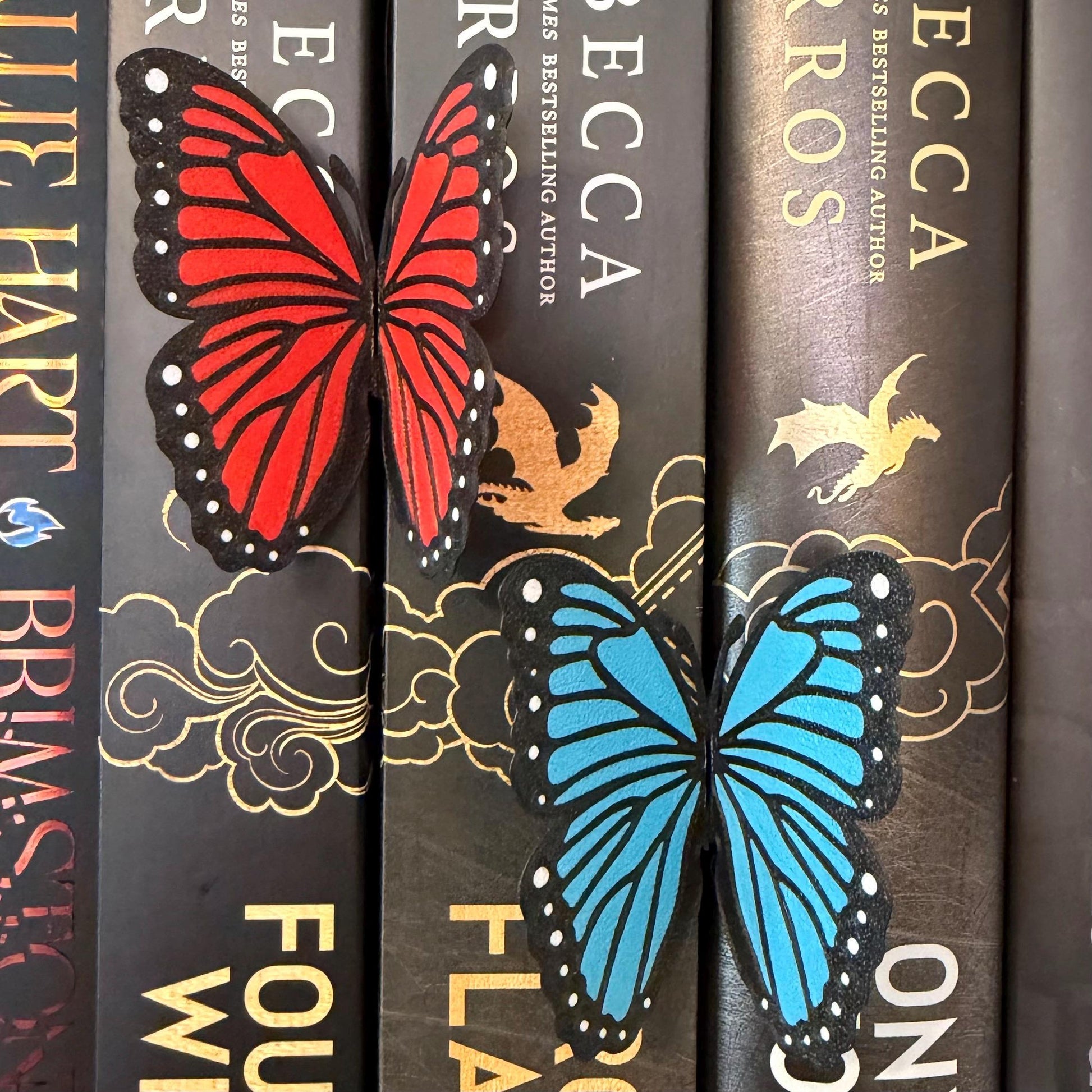 Morpho Butterfly Folding Bookmark and Spine Hugger