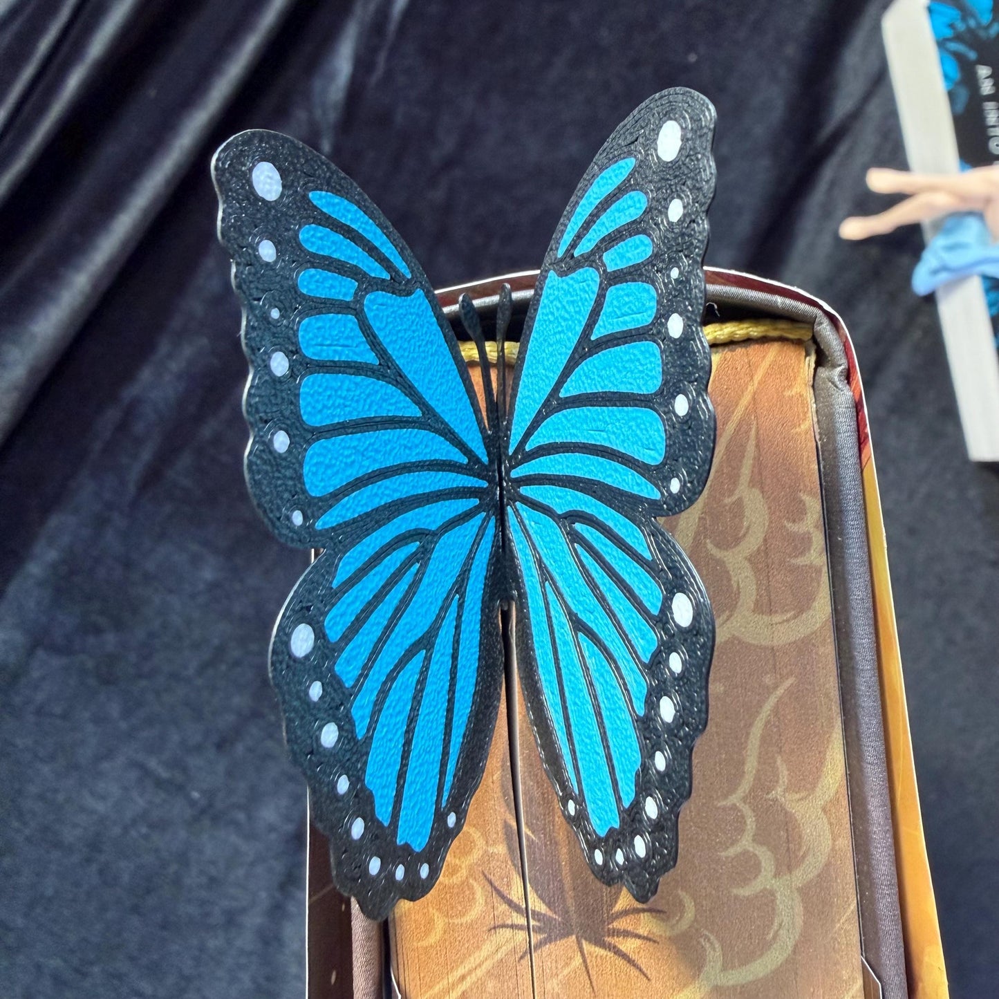 Morpho Butterfly Folding Bookmark and Spine Hugger